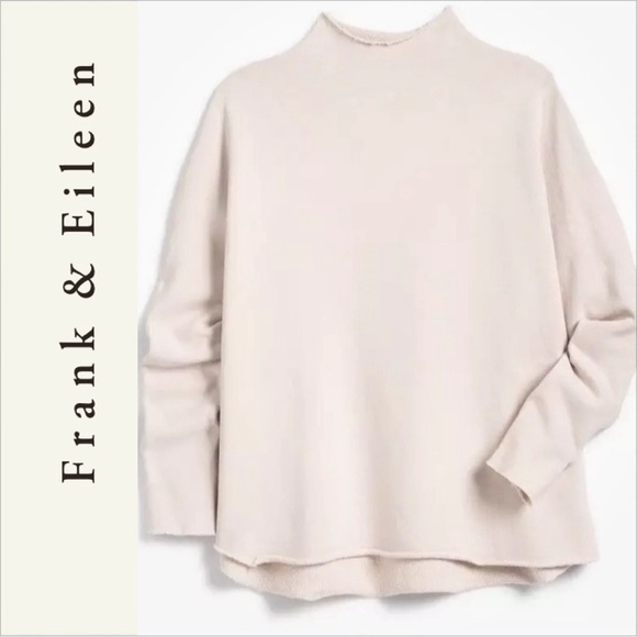 Frank & Eileen Tops - Frank & Eileen Effie Long Sleeve Funnel Neck Capelet Triple Fleece Small S